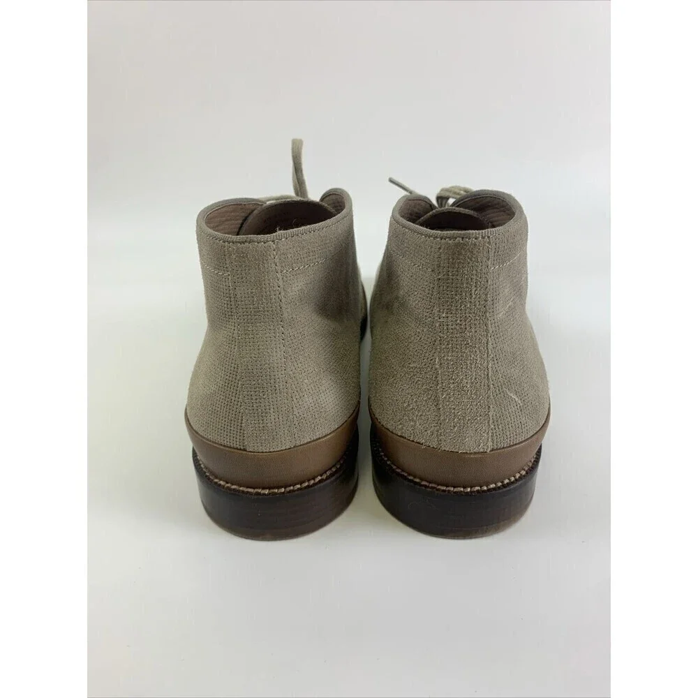BOGO Johnston And Murphy Chukka Boot Textured Nubuck Taupe LaceUp Leather Men 13